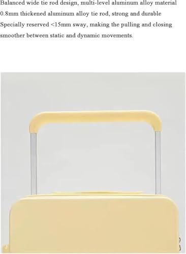 Travel Suitcase Set with USB Charging Port, TSA Lock, Telescopic Drawbar, 13" Makeup Case & 20" Carry-on Luggage, Lightweight ABS Multi-Function Boarding Suitcase Set4