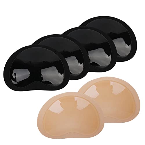 Image of Nimiah Silicone Bra Inserts Sticky Breast Pads 3 Pairs + Push up Bra Insert Pads 2 Pairs