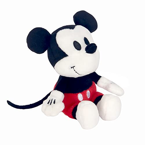 Image of Lambs & Ivy Disney Baby Mickey Mouse Muslin Swaddle Blanket & Plush Gift Set