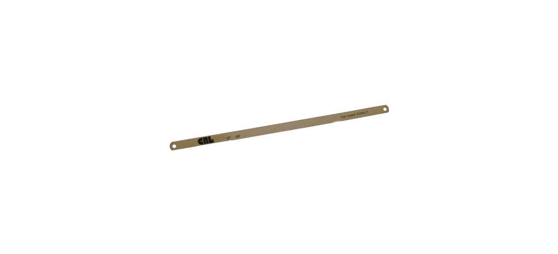 CRL 12" 18 Tooth High Speed Cobalt Hacksaw Blade - Package of 10