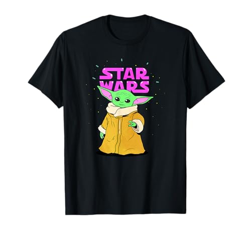 T-shirt Grogu Star Wars The Mandalorian Celestial Child noir col rond