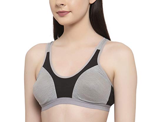 Image of Fabme Women's Hosiery Cotton Seamless Non-Padded Non Wired Bra