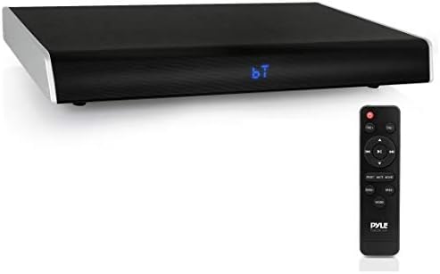 Pyle Surround Sound TV Sound Bar - Bluetooth Compatible Wireless Soundbar For TV w/ Built-in Subwoofer Speaker - Television Sound Bar System w/ LCD/Digital Optical Audio/RCA/AUX/USB PSBV820BT.5