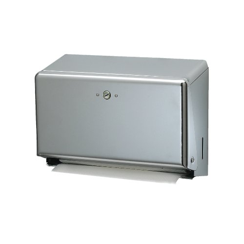 San JamarT1950XC Mini C-Fold/Multifold Towel Dispenser Chrome 11 1/8 x 3 7/8 x 7 7/8