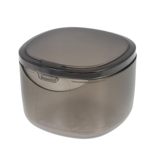 OKUMEYR Caja Portátil Para Limpieza Y Cuidado De Dentaduras Contenedor Multifuncional Transparente Estuche Profesional Para Enjuague Y Almacenamiento De Prótesis Dentales