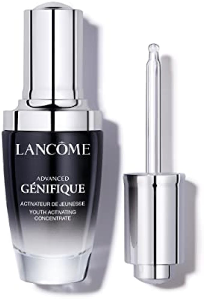 Lancôme Advanced Génifique Radiance Boosting Anti-Aging Face Serum - Visibly Hydrates & Plumps Skin - with Bifidus Prebiotic, Hyaluronic Acid & Vitamin Cg