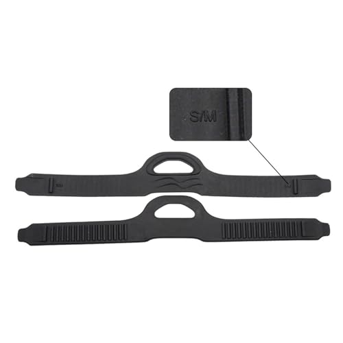 QSTDGVPW 2Pcs Fin Straps Replacement Part, Adjustable Universal Fin Flippers Strap Quick Release Buckles for Snorkeling Diver Diving, S and M