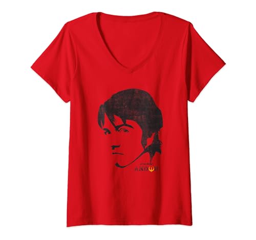 T-shirt Star Wars Andor Cassian femme : encolure en V confortable et douce