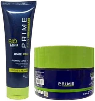 PRIME PRO EXTREME BIO TANIX Brazilian Protein Home Care Premium Leave-in + Mask For After Shampoo Lotus + Keratin Hair Cream For Women/Men