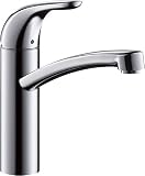 hansgrohe Focus E Einhebel-Küchenarmatur, Komfort-Höhe 155mm, für Niederdruck, Chrom