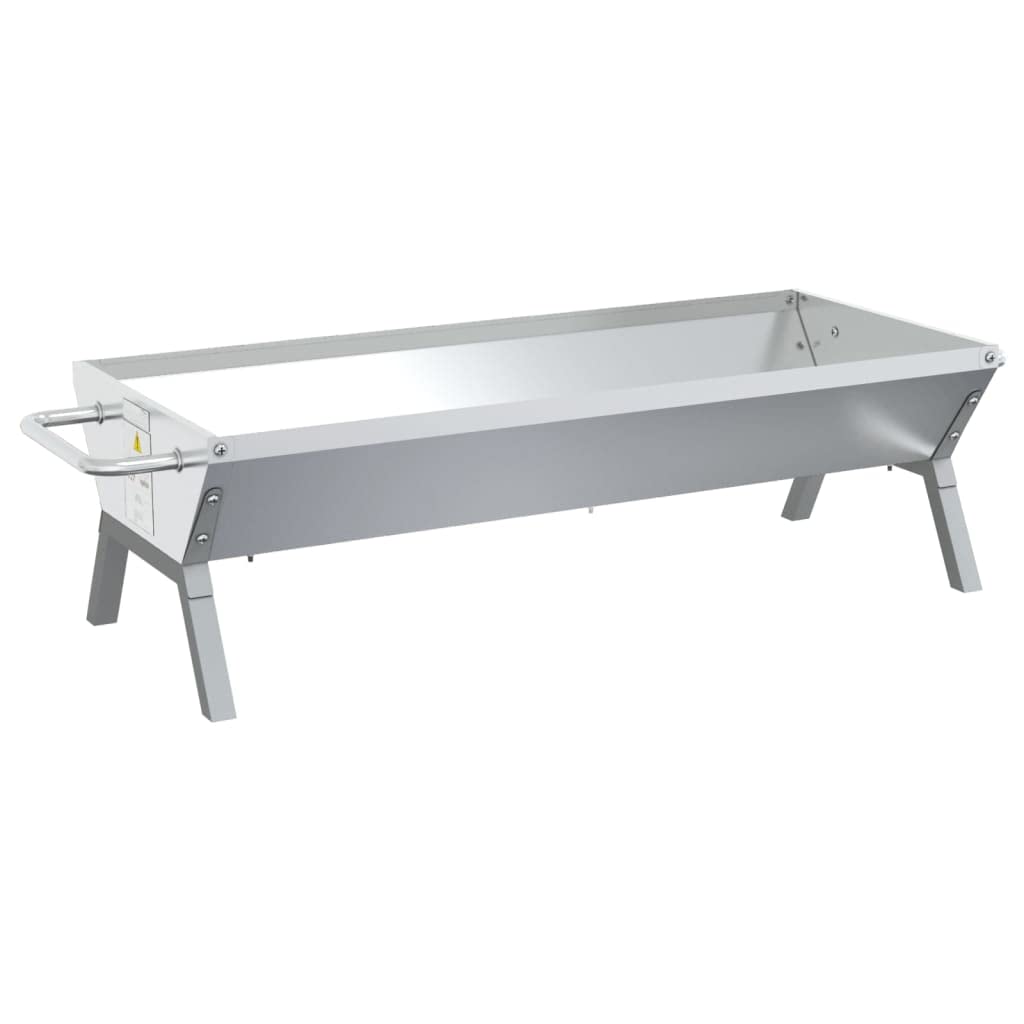 Parrilla automática de acero inoxidable de 150 cm con motor eléctrico de 15 W para cerdos y corderos, barbacoa giratoria para exteriores