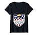 Femme Mon chien pour Trump - 2024 - Jouet Premier Age - Fox Terrier T-Shirt avec Col en V