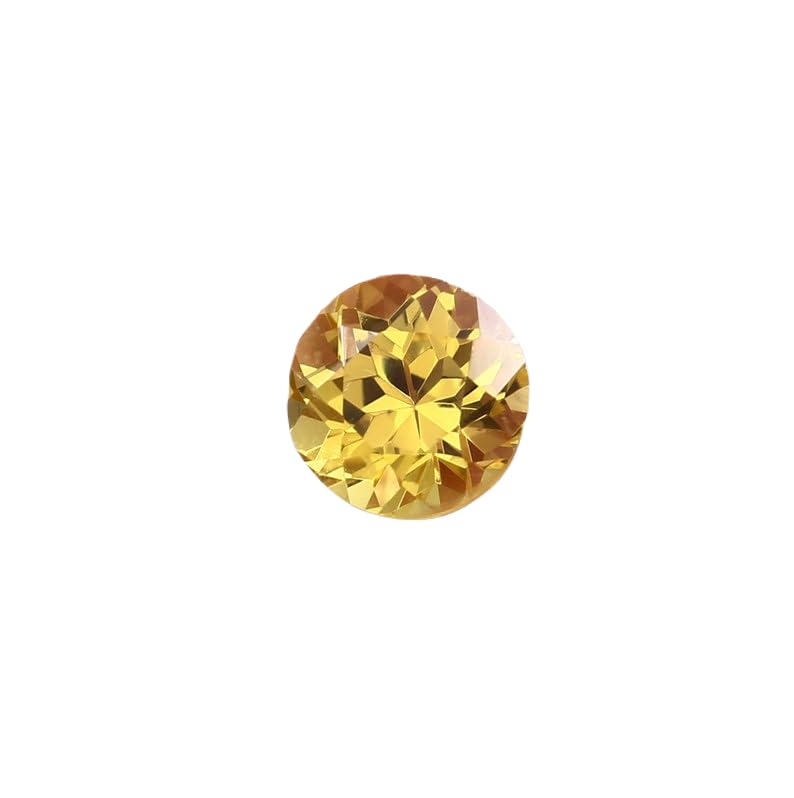 Saphir jaune de Ceylan 9mm : résolvez le manque d'éclat de vos bijoux DIY