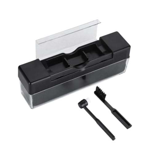 Perfeclan Set di Pulizia per Giradischi in Vinile, Spazzola Morbida, Utensili manuali pratici, Accessorio, Spazzola Portatile per la Pulizia dei Dischi per