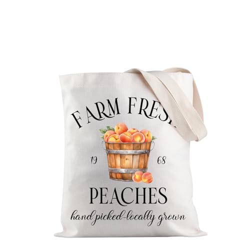Bolsa Tote Peach Farm Fresh miniatura 1