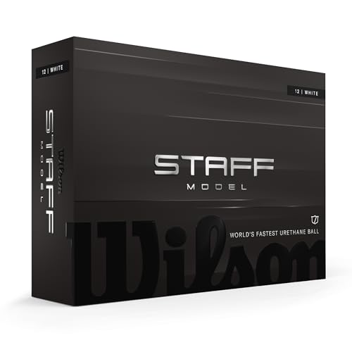 Wilson 2026 Staff Model Golf Balls- 12 Balls, White