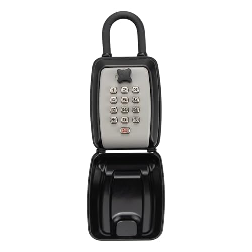 XINRUNHANG SAFEKey Lock Box para surfe externo, cofre de combinação de 12 dígitos para chave de casa