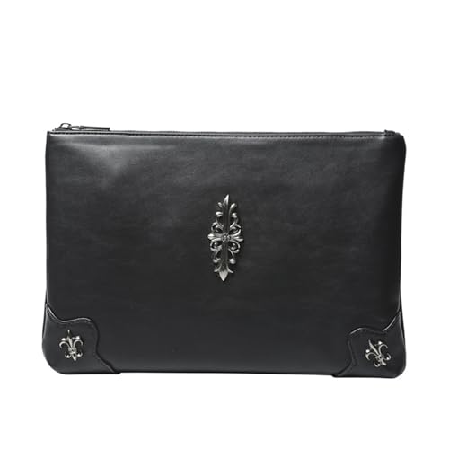 Bolsa bandolera elegante de cuero AINUOEY para hombre con acabados de alta calidad