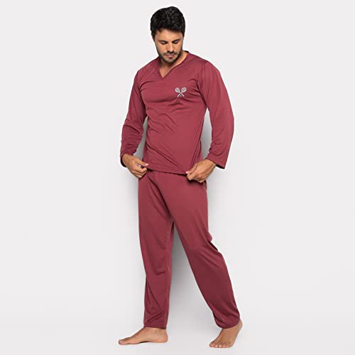 Pijama BRV Comercio Longo Masculino Blusa e Calça Manga Comprida 009 (M)