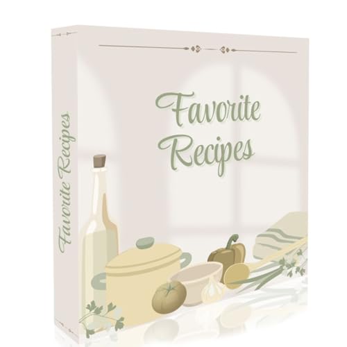 50% Off GOXXI Vintage Kitchen Recipe Binder Set with Dividers