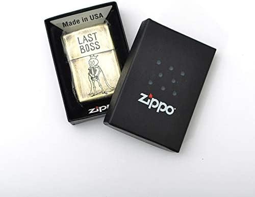 Amazon.com: Zippo 2UDB-BOSS Windproof Brass Lighter Funny Skull 