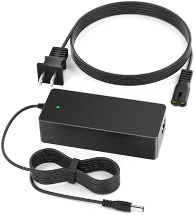 42V 2A for Gotrax Electric Scooter Charger – Compatible with GoTrax GXL V2, Apex, XR Ultra, for Go Trax Electric Scooters with 36V Lithium Battery - Round DC Plug (Not 3-Prong or XLR)