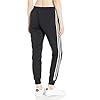 adidas-Womens-Essentials-3-Stripes-Tricot-Joggers adidas Women's Essentials 3-stripes Tricot Pant, Black/White, Small