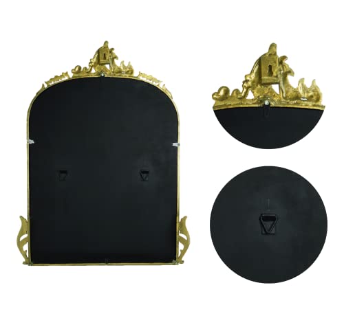 Image of Gharaana Decorative Mirror (1 Victorian Gold)