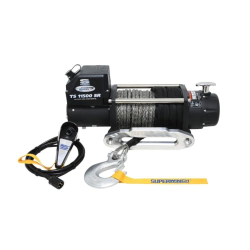 Superwinch 1511201 Tiger Shark 11500SR 12V Winch 11,500lb/5,216kg