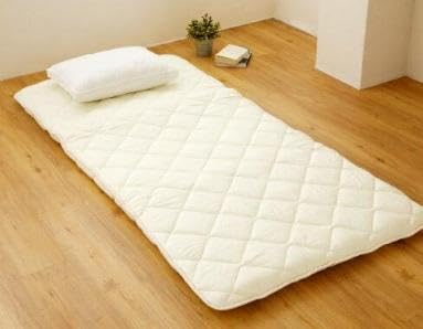 香川県高松市で製造 抗菌防臭防ダニわた使用ボリューム4層敷ふとん
