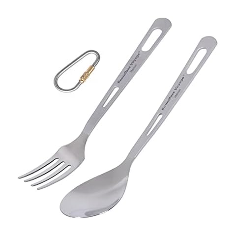 iBasingo Set de Couverts en Titane Cover