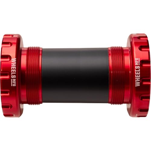 Wheels Mfg BSA Bottom Bracket - ABEC-3 Red, 30Mm