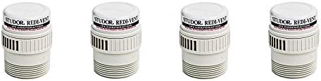 Studor 20349 REDI-VENT Air Admittance Valve, 1-1/2" or 2" ABS Adapter, White (4-(Pack))