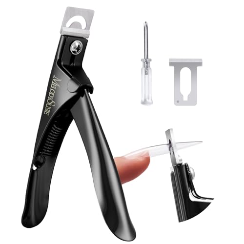 Image of MelodySusie Adjustable Stainless Steel Acrylic Nail Clippers, Black