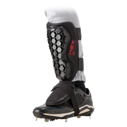 McDavid HEX High Impact Leg Guard Black S/M