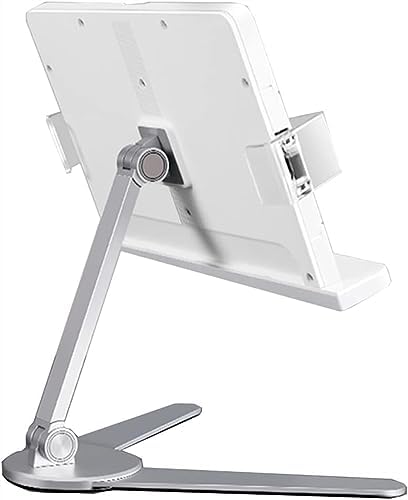 Book Stand for Reading, Cookbook Holder Stand, Book Stand for Reading Adjustable Height, Laptop Stand for Desk, Tablet, Ereader Stand, Recipe Holder (Color : Blue) (Silver) (Silver)