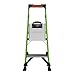 Little Giant Ladders, MightyLite 2.0, 4' Stepladder with Ground Cue, Fiberglass, Type IAA, 375 lbs Weight Rating, (15404-001), Green