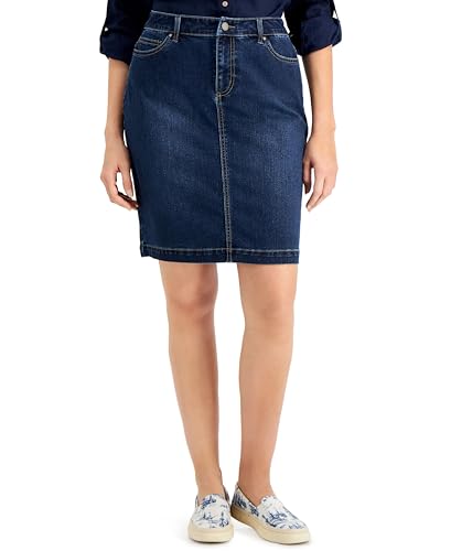 Charter CIub Womens Denim Skirt