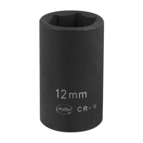 3/8 In Dr. Impact Socket 12Mm Socket Imp 12Mm, Mfr: M912-A