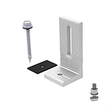 Photo Gallery niceminiwall staffa di montaggio per pannello solare in alluminio, supporto a l per tetto inclinato o inclinato per tetti in latta, regolabile da 33 a 68 mm, in lega resistente antiruggine per una Photo Gallery niceminiwall staffa di montaggio per pannello solare in alluminio, supporto a l per tetto inclinato o inclinato per tetti in latta, regolabile da 33 a 68 mm, in lega resistente antiruggine per una