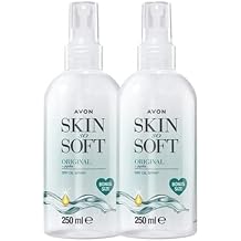 AVON SKIN SO SOFT Original Jojoba Dry Oil Spray 8.45 fl.oz Pack of 2