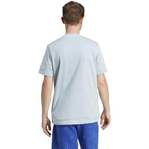 adidas Homme Folded Badge Graphic Tee, Wonder Blue, L