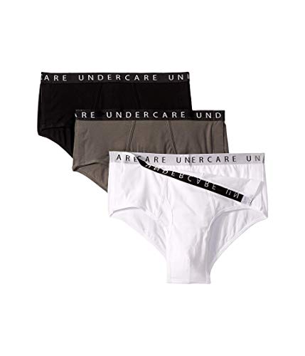 Adaptive Underwear: Men's Brief with Easy Velcro Closure and Fly Opening, 3-Pack
