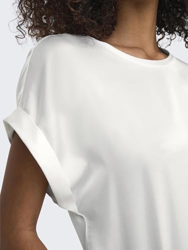 ONLY Onllieke S/S Satin Mix Top WVN Noos – Ansicht 2