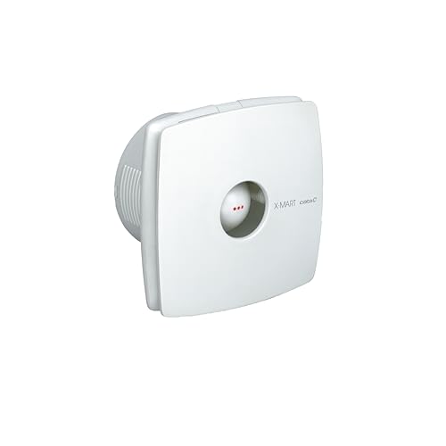 Cata X-Mart 10 Timer Ventilador con Sistema de Extracción Perimetral Timer y Luz Piloto de Funcionamiento Ancho 15 cm Potencia 15W Color Blanco
