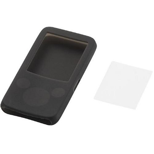 ELECOM SONY WALKMAN S series�p�V���R���P�[�X(�t���ی�t�B�����t��) �N���A�u���b�N AVD-SCSS73CBK