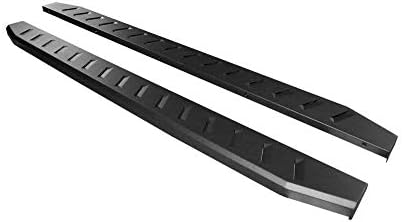 Mifeier 76" Black Flat Nerf Bars Side Step Running Boards Fit 04-08 Ford F150 Super/Extended Cab with 2 Half Size Rear Doors