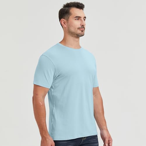 Image of netdraw Men's Ultra Soft Bamboo Viscose Cotton T-Shirt S-3XL