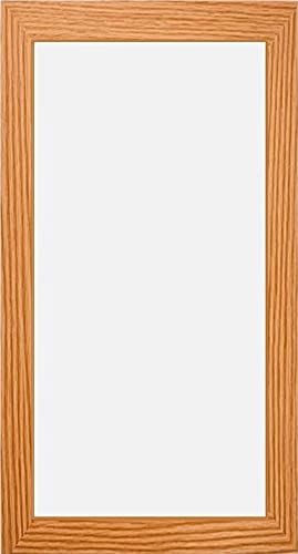 Modern Wooden Effect Photo Frames | Large Maxi Poster Frames | Picture Frame With Plexiglass Window | Home Decor Wall Mounting Frame (Oak, 100x50 cm)