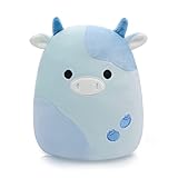 Blaubeere Kuh Plüschtier Umarmung Spielzeug, Stofftier Kuh Plüsch Kuhform Kissen, Plüschtier Kuh Puppe Weihnachten